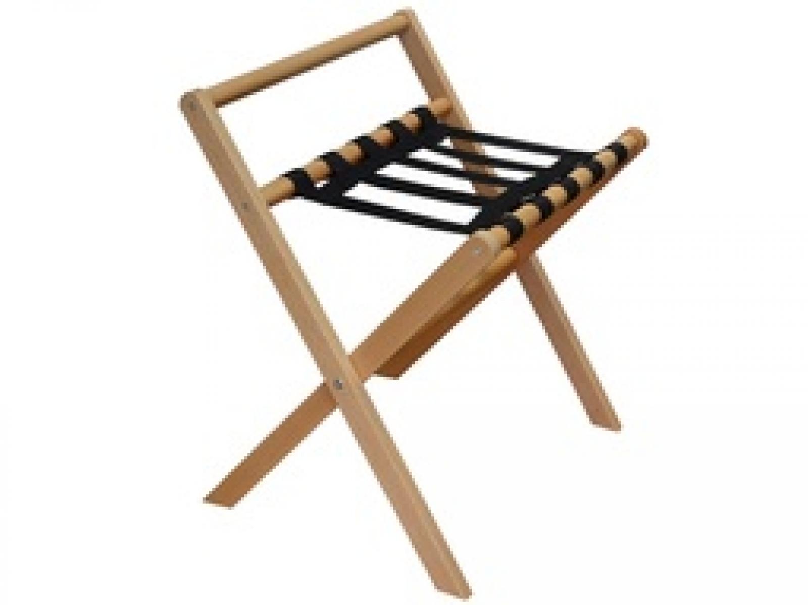 WOODEN HOTEL EQUIPMENTS Suitcase with Back Nyn Wooden Hanger